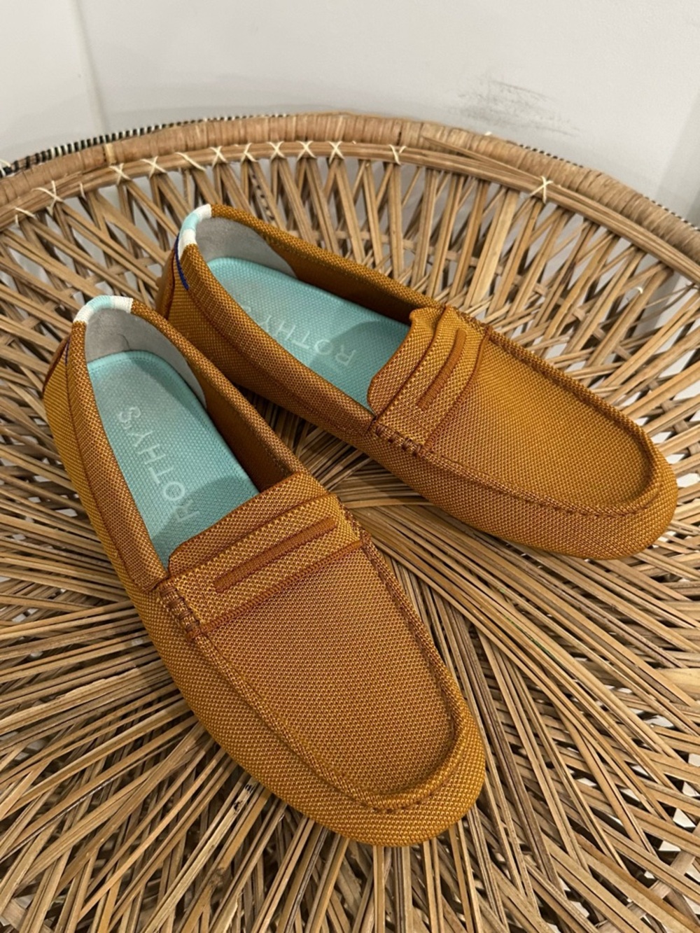 Rothy's The Driving Loafer’s in tan brown